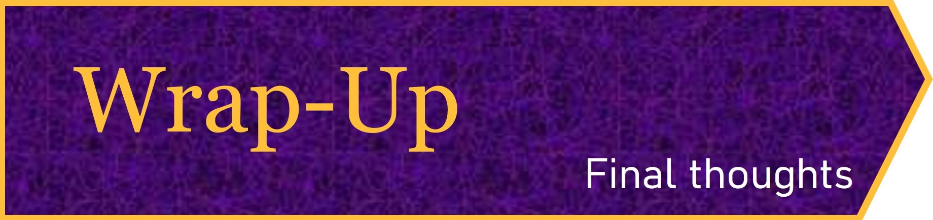 DC Wrap Up